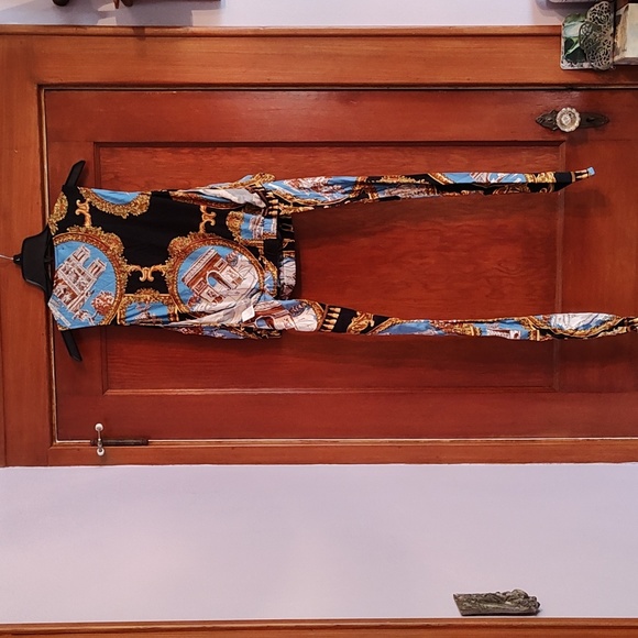 TINY by Anthropologie sleeveless tie back top with elastic waistband size xs - Picture 3 of 8